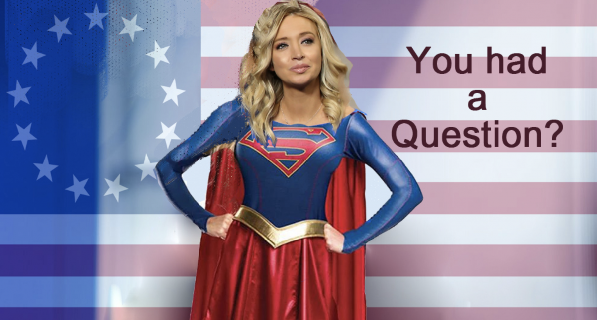 Trump Tweets Ridiculous Image of Kayleigh McEnany as Supergirl and Everyone...